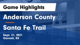 Anderson County  vs Santa Fe Trail  Game Highlights - Sept. 21, 2021