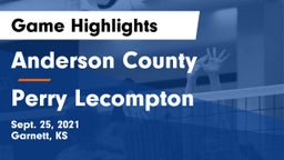 Anderson County  vs Perry Lecompton  Game Highlights - Sept. 25, 2021
