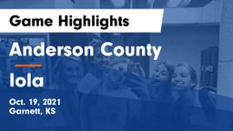 Anderson County  vs Iola  Game Highlights - Oct. 19, 2021