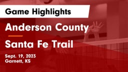 Anderson County  vs Santa Fe Trail  Game Highlights - Sept. 19, 2023