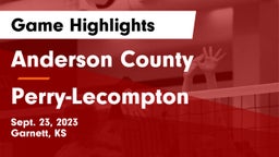 Anderson County  vs Perry-Lecompton  Game Highlights - Sept. 23, 2023