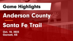 Anderson County  vs Santa Fe Trail  Game Highlights - Oct. 10, 2023
