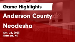 Anderson County  vs Neodesha Game Highlights - Oct. 21, 2023
