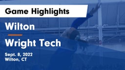 Wilton  vs Wright Tech Game Highlights - Sept. 8, 2022