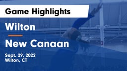 Wilton  vs New Canaan  Game Highlights - Sept. 29, 2022