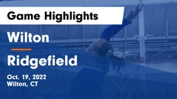 Wilton  vs Ridgefield  Game Highlights - Oct. 19, 2022