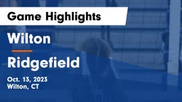 Wilton  vs Ridgefield  Game Highlights - Oct. 13, 2023