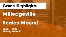 Milledgeville  vs Scales Mound Game Highlights - Sept. 1, 2022