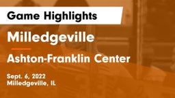 Milledgeville  vs Ashton-Franklin Center  Game Highlights - Sept. 6, 2022
