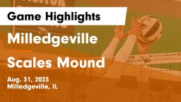 Milledgeville  vs Scales Mound Game Highlights - Aug. 31, 2023