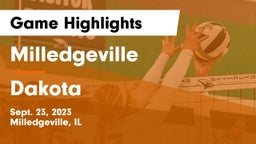 Milledgeville  vs Dakota  Game Highlights - Sept. 23, 2023