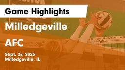 Milledgeville  vs AFC Game Highlights - Sept. 26, 2023
