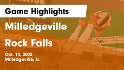 Milledgeville  vs Rock Falls Game Highlights - Oct. 14, 2023