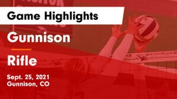 Gunnison  vs Rifle Game Highlights - Sept. 25, 2021