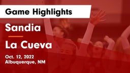 Sandia  vs La Cueva  Game Highlights - Oct. 12, 2022