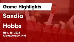Sandia  vs Hobbs Game Highlights - Nov. 10, 2022