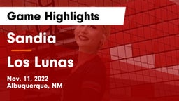 Sandia  vs Los Lunas  Game Highlights - Nov. 11, 2022