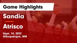 Sandia  vs Atrisco Game Highlights - Sept. 14, 2023