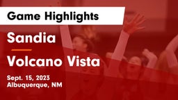 Sandia  vs Volcano Vista  Game Highlights - Sept. 15, 2023