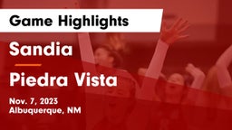Sandia  vs Piedra Vista  Game Highlights - Nov. 7, 2023