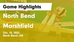 North Bend  vs Marshfield Game Highlights - Oct. 18, 2022