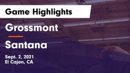 Grossmont  vs Santana Game Highlights - Sept. 2, 2021