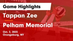Tappan Zee  vs Pelham Memorial  Game Highlights - Oct. 2, 2023