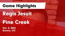 Regis Jesuit  vs Pine Creek  Game Highlights - Oct. 8, 2022
