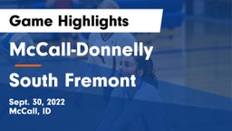 McCall-Donnelly  vs South Fremont Game Highlights - Sept. 30, 2022