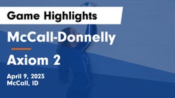 McCall-Donnelly  vs Axiom 2 Game Highlights - April 9, 2023