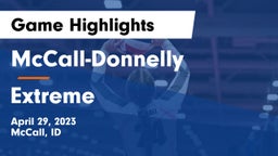 McCall-Donnelly  vs Extreme Game Highlights - April 29, 2023