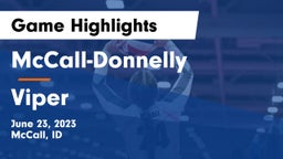 McCall-Donnelly  vs Viper Game Highlights - June 23, 2023