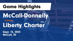 McCall-Donnelly  vs Liberty Charter Game Highlights - Sept. 15, 2023