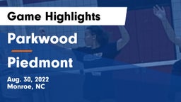 Parkwood  vs Piedmont  Game Highlights - Aug. 30, 2022
