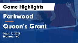Parkwood  vs Queen’s Grant  Game Highlights - Sept. 7, 2022