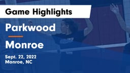 Parkwood  vs Monroe  Game Highlights - Sept. 22, 2022