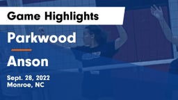 Parkwood  vs Anson  Game Highlights - Sept. 28, 2022