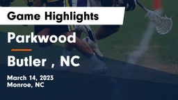 Parkwood  vs Butler , NC Game Highlights - March 14, 2023