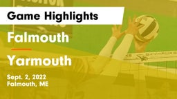 Falmouth  vs Yarmouth  Game Highlights - Sept. 2, 2022