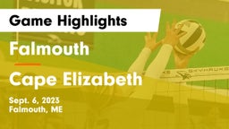 Falmouth  vs Cape Elizabeth  Game Highlights - Sept. 6, 2023