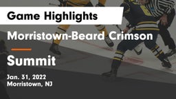 Morristown-Beard Crimson vs Summit Game Highlights - Jan. 31, 2022