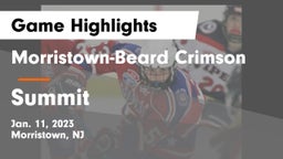 Morristown-Beard Crimson vs Summit  Game Highlights - Jan. 11, 2023