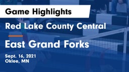 Red Lake County Central vs East Grand Forks  Game Highlights - Sept. 16, 2021