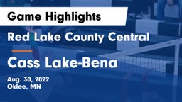 Red Lake County Central vs Cass Lake-Bena  Game Highlights - Aug. 30, 2022