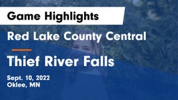 Red Lake County Central vs Thief River Falls Game Highlights - Sept. 10, 2022