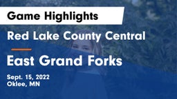 Red Lake County Central vs East Grand Forks Game Highlights - Sept. 15, 2022