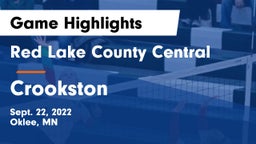 Red Lake County Central vs Crookston  Game Highlights - Sept. 22, 2022