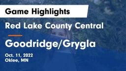 Red Lake County Central vs Goodridge/Grygla  Game Highlights - Oct. 11, 2022