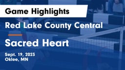 Red Lake County Central vs Sacred Heart  Game Highlights - Sept. 19, 2023