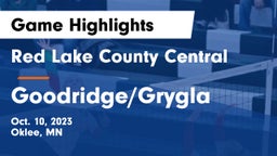 Red Lake County Central vs Goodridge/Grygla  Game Highlights - Oct. 10, 2023